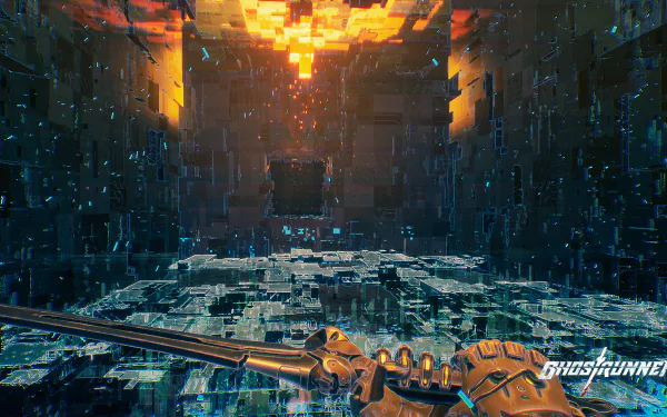 video game Ghostrunner HD Desktop Wallpaper | Background Image
