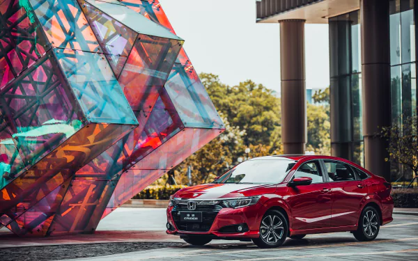 compact car vehicle Honda Crider Sport Hybrid HD Desktop Wallpaper | Background Image