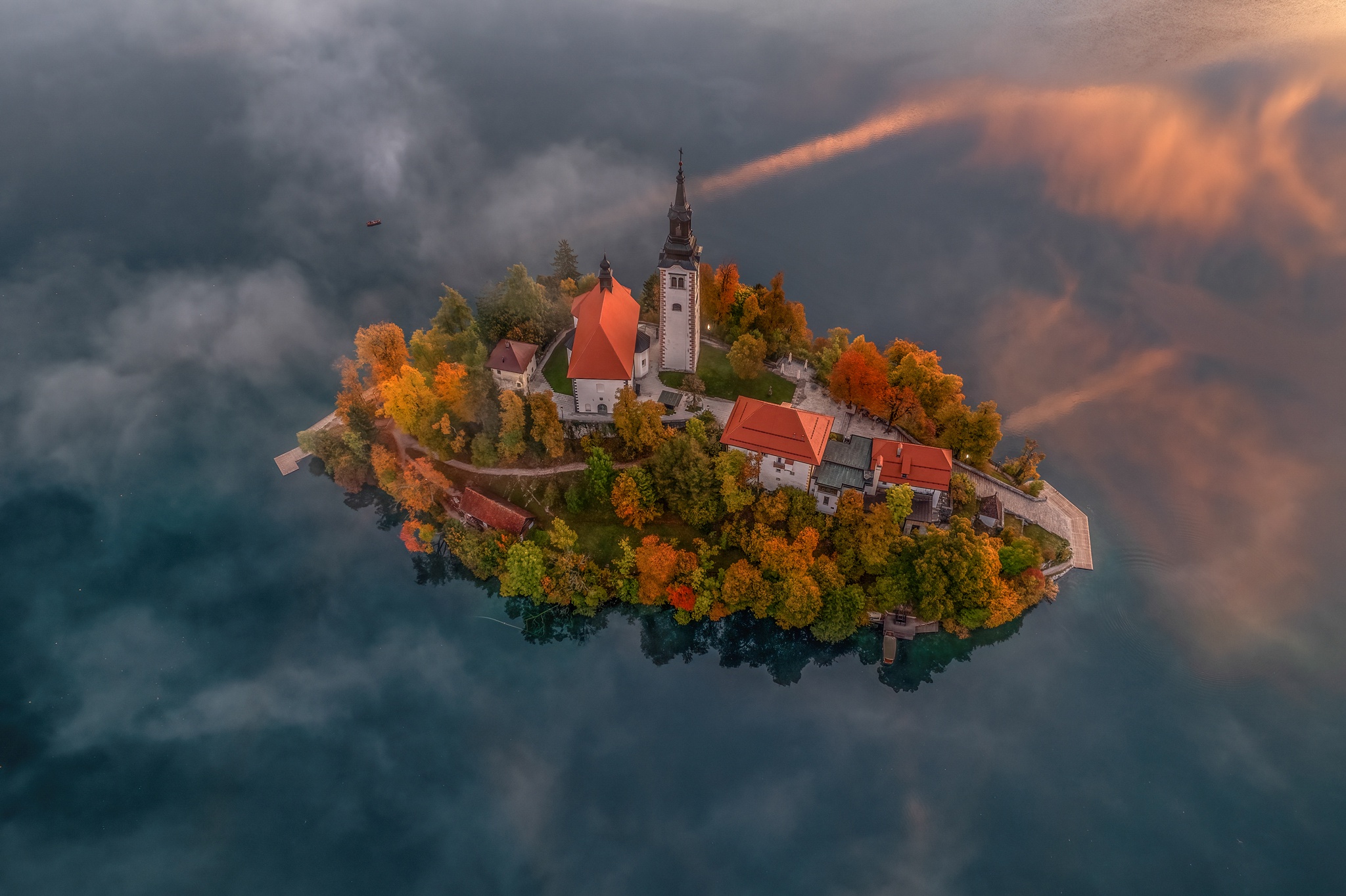 Download Church Slovenia Religious Assumption Of Mary Church HD Wallpaper