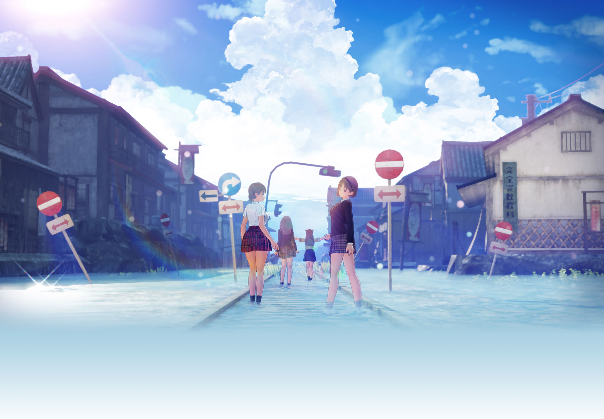 Video Game Blue Reflection: Second Light HD Wallpaper | Background Image