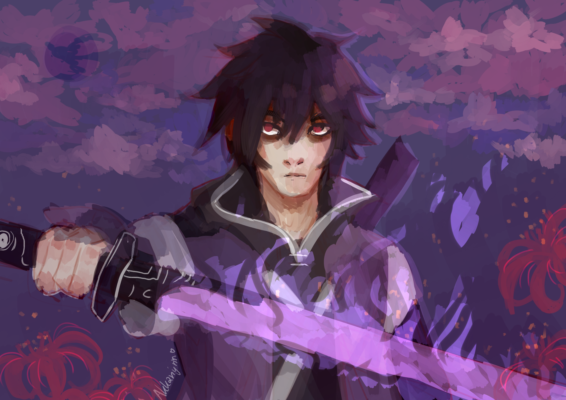 41 Anime Scissor Blade - Purple