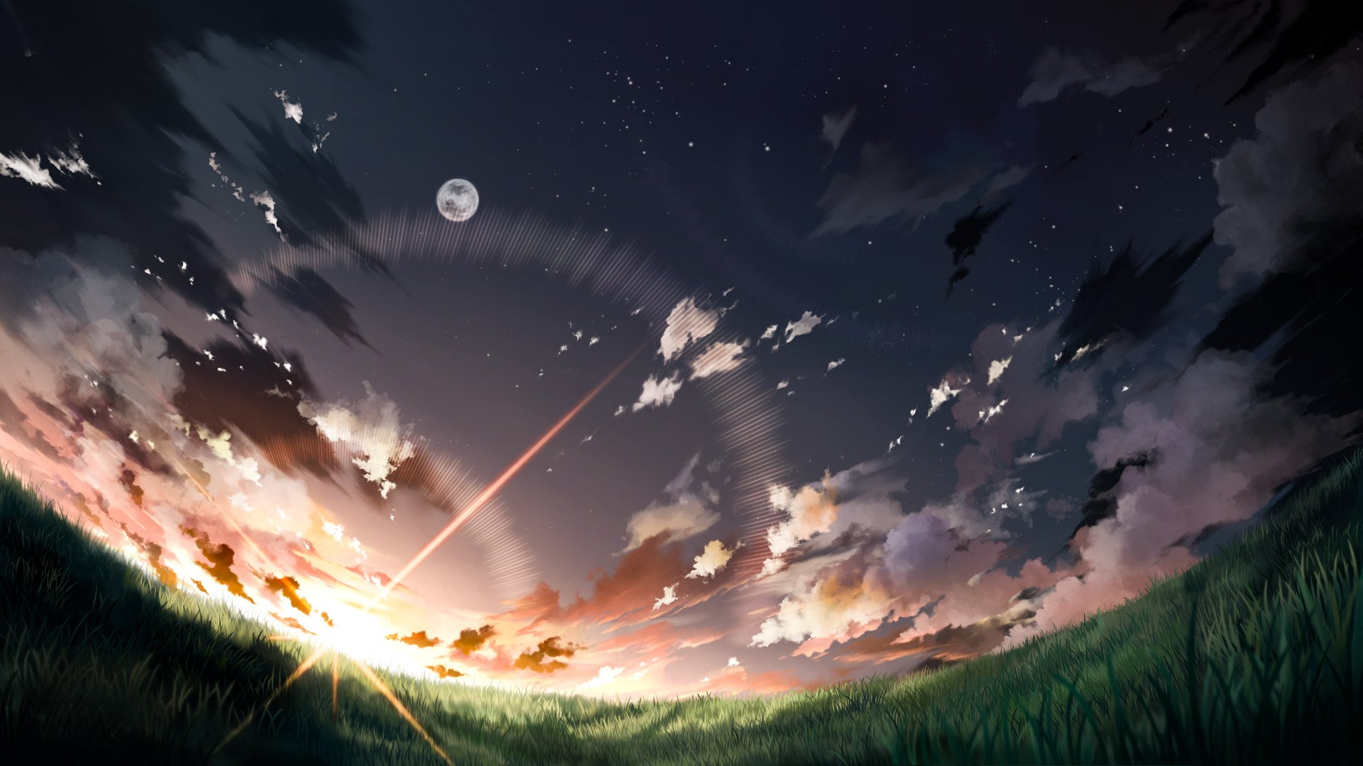 Download Artistic Sunrise HD Wallpaper | 1920x1080 | Wallpaper Abyss