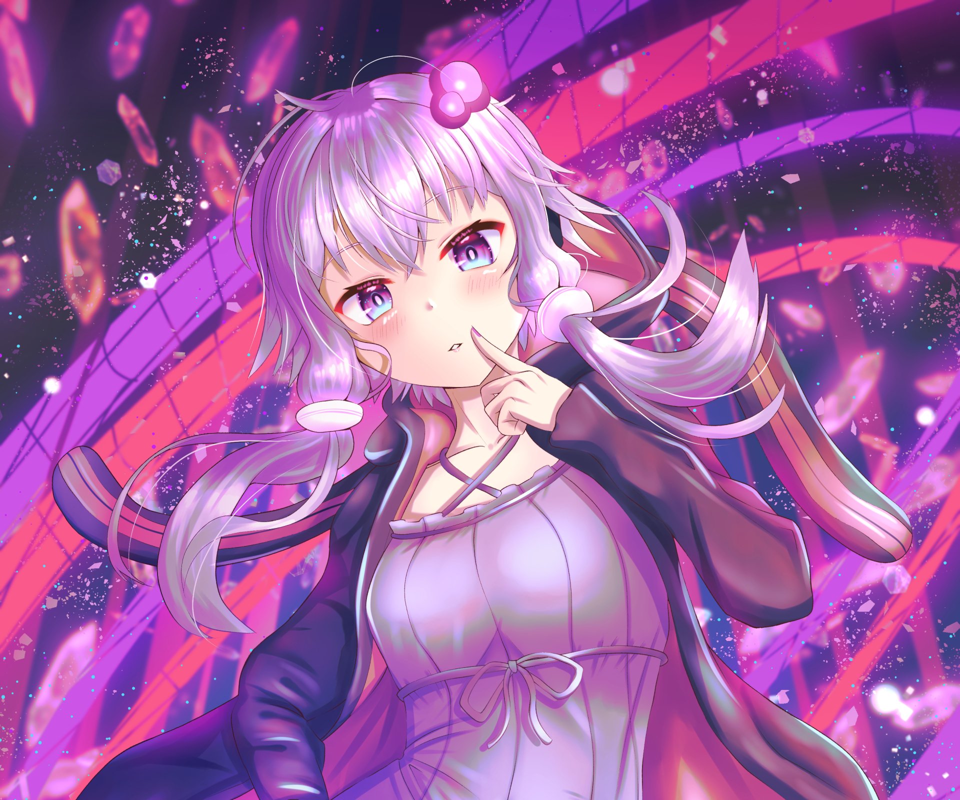 Download Yuzuki Yukari Anime Vocaloid HD Wallpaper