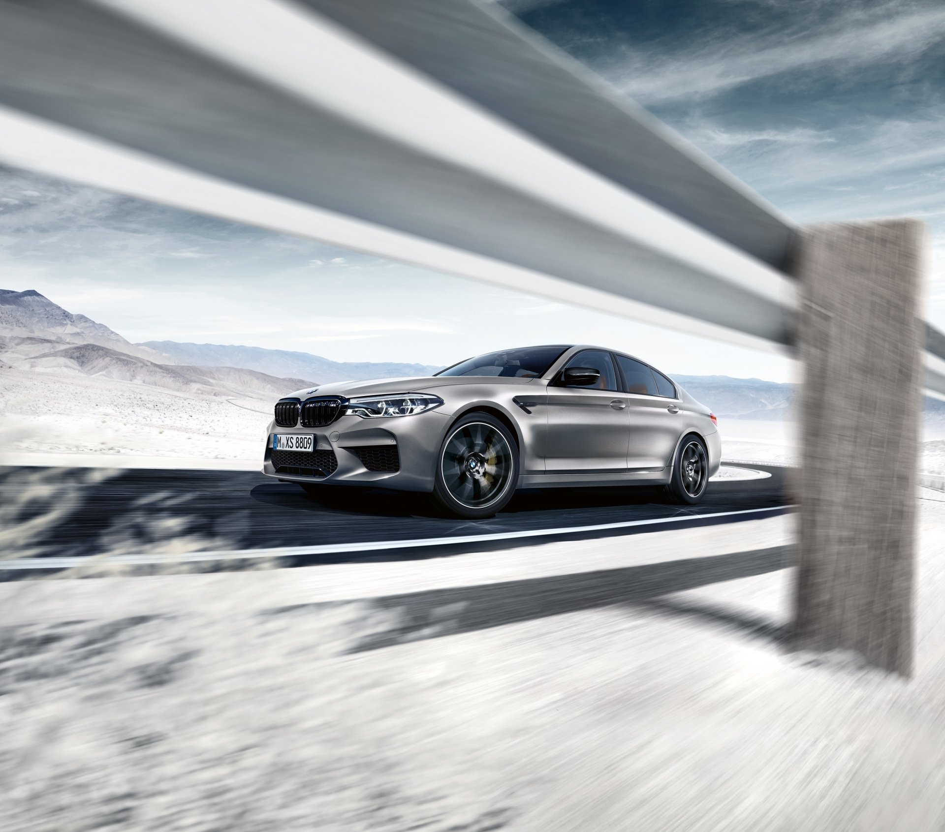 Download Vehicle BMW M5 Competition HD Wallpaper