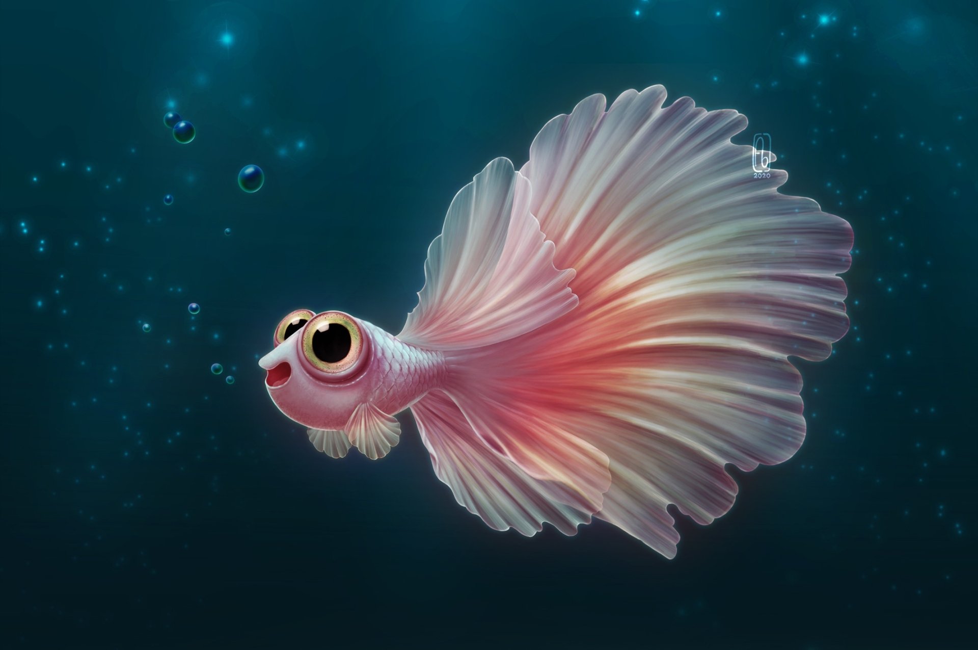 Download Fish Fantasy Animal Fantasy Animal HD Wallpaper by Florianne Becker