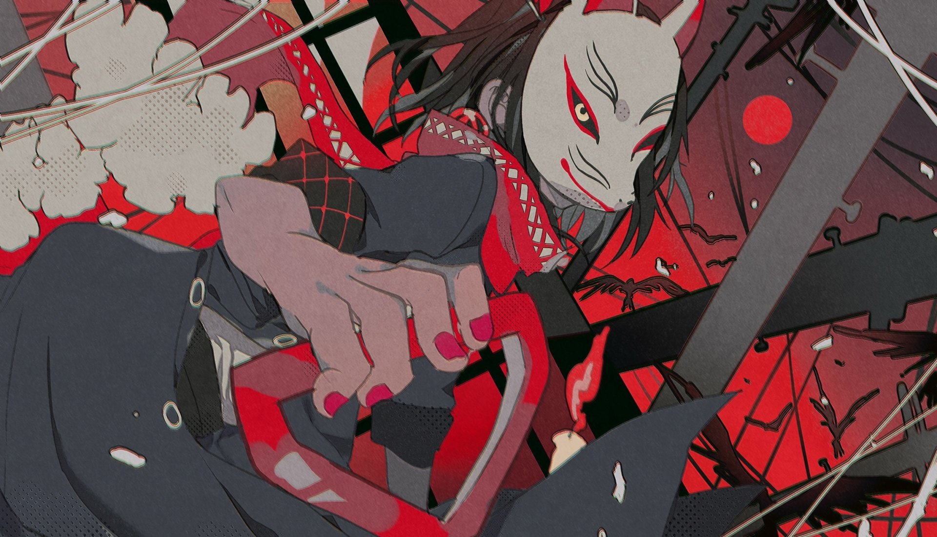 Download Mashiro (Virtual Youtuber) Nijisanji Anime Crossover HD Wallpaper