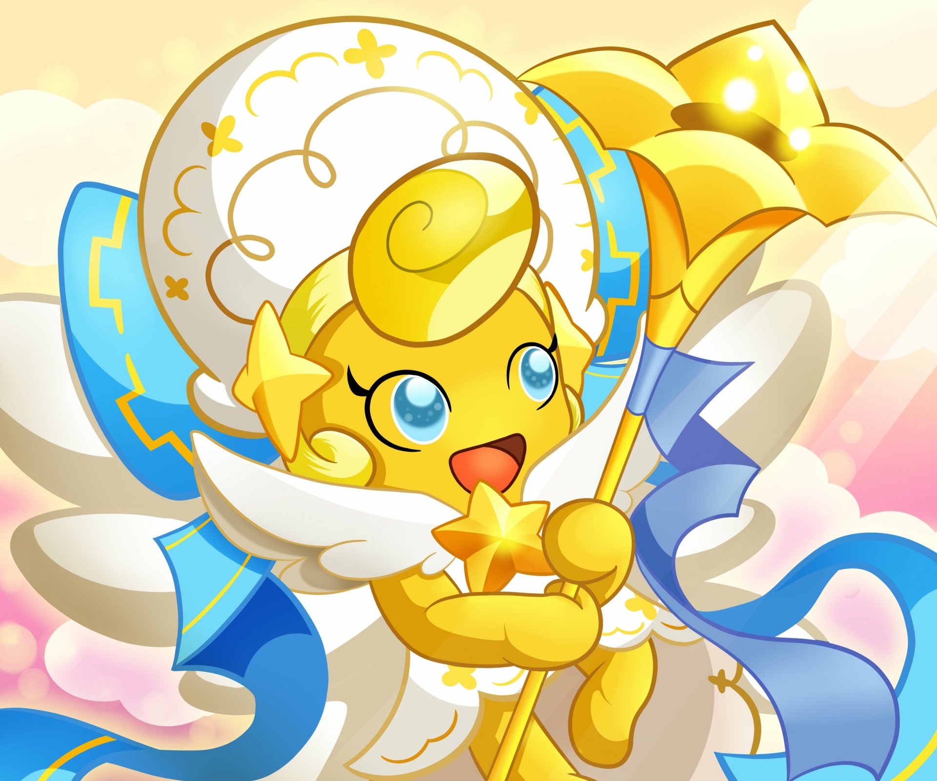 Download Angel Cookie (Cookie Run) Video Game Cookie Run: OvenBreak 4k Ultra HD Wallpaper