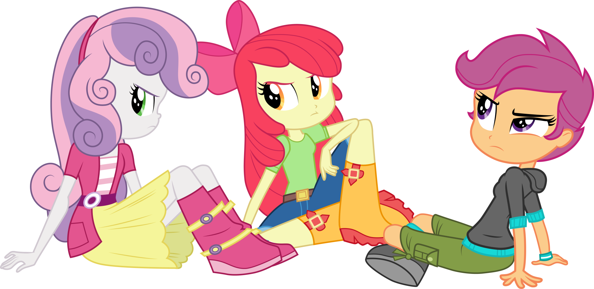 Download Sweetie Belle Scootaloo (My Little Pony) Apple Bloom Movie My Little Pony: Equestria Girls - Rainbow Rocks 4k Ultra HD Wallpaper by cloudyglow