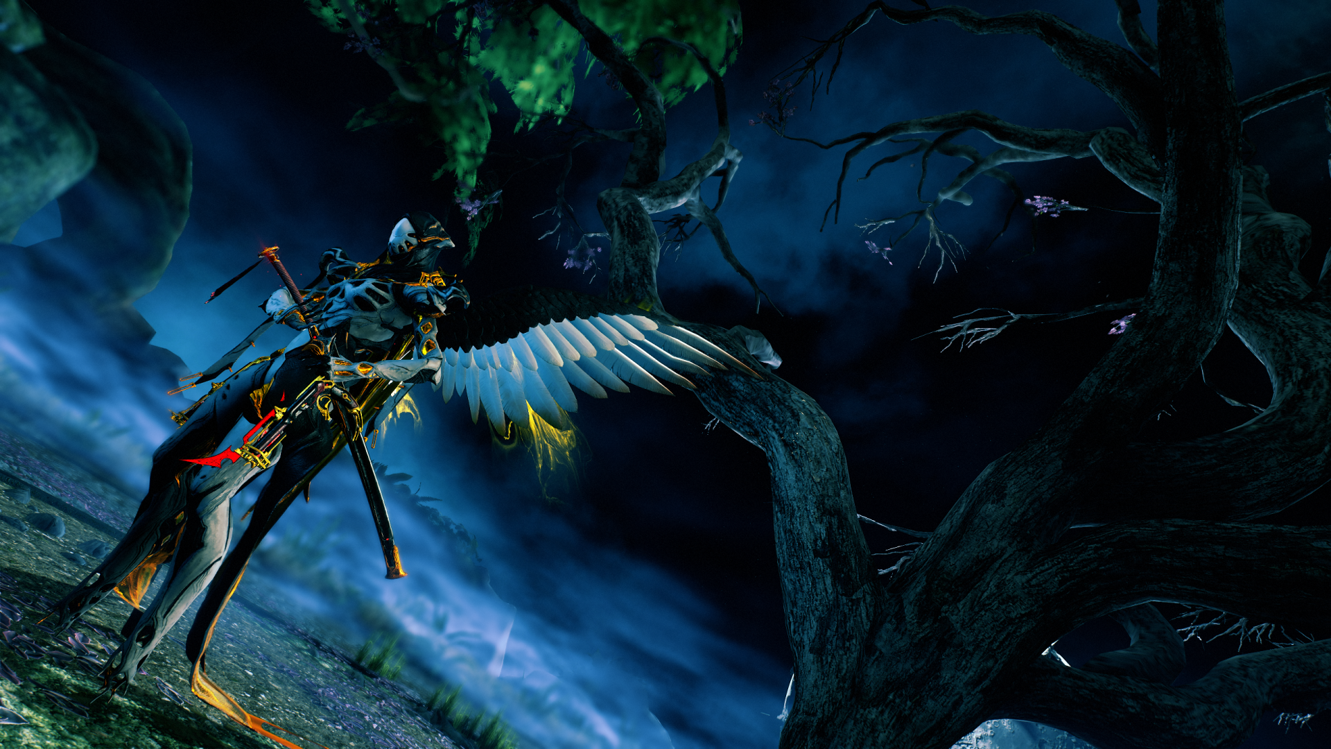 captura de wisp de warframe dans la cour d'Umbra. by Marianis