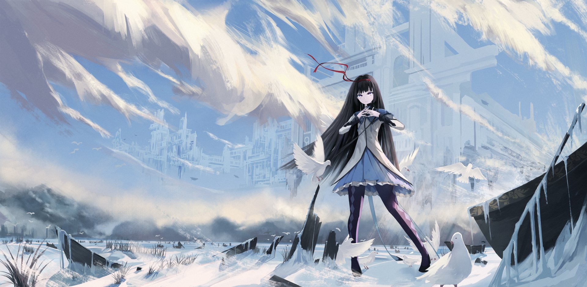 Download Homura Akemi Anime Puella Magi Madoka Magica 4k Ultra HD Wallpaper