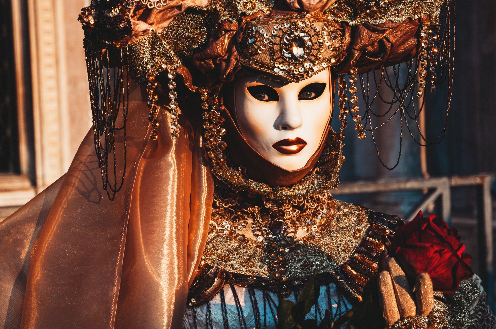 Download Mask Photography Carnival Of Venice 4k Ultra HD Wallpaper