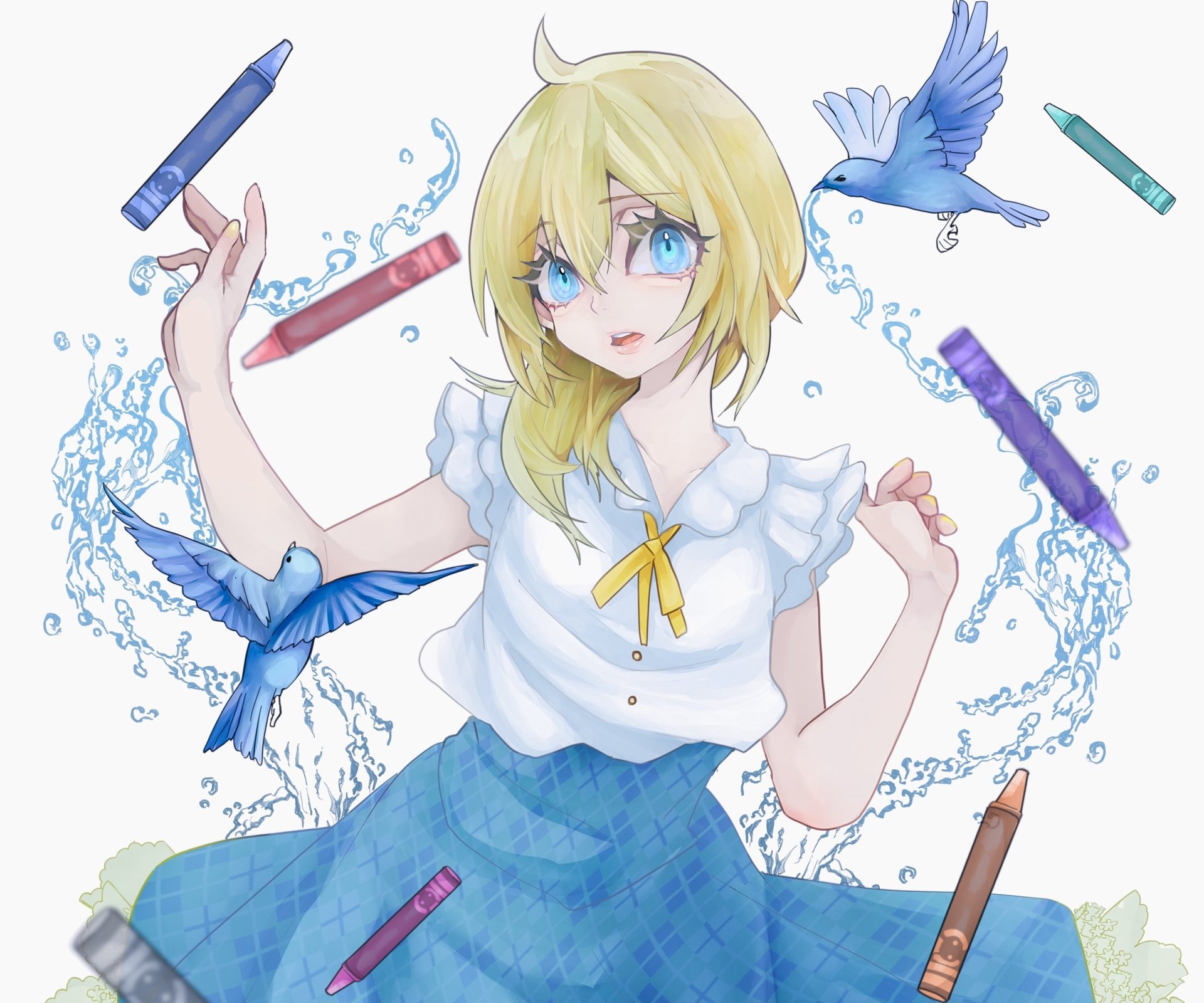 Download Naminé (Kingdom Hearts) Video Game Kingdom Hearts: Chain Of Memories HD Wallpaper