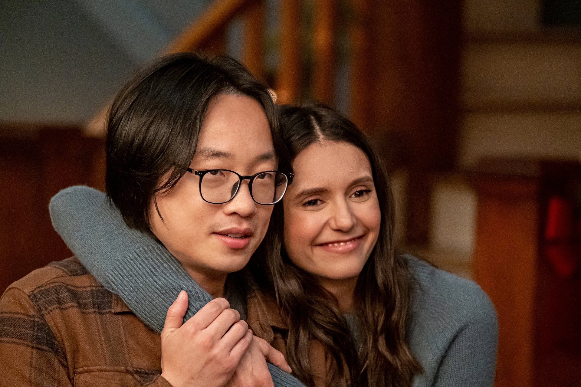 Download Nina Dobrev Jimmy O. Yang Movie Love Hard HD Wallpaper