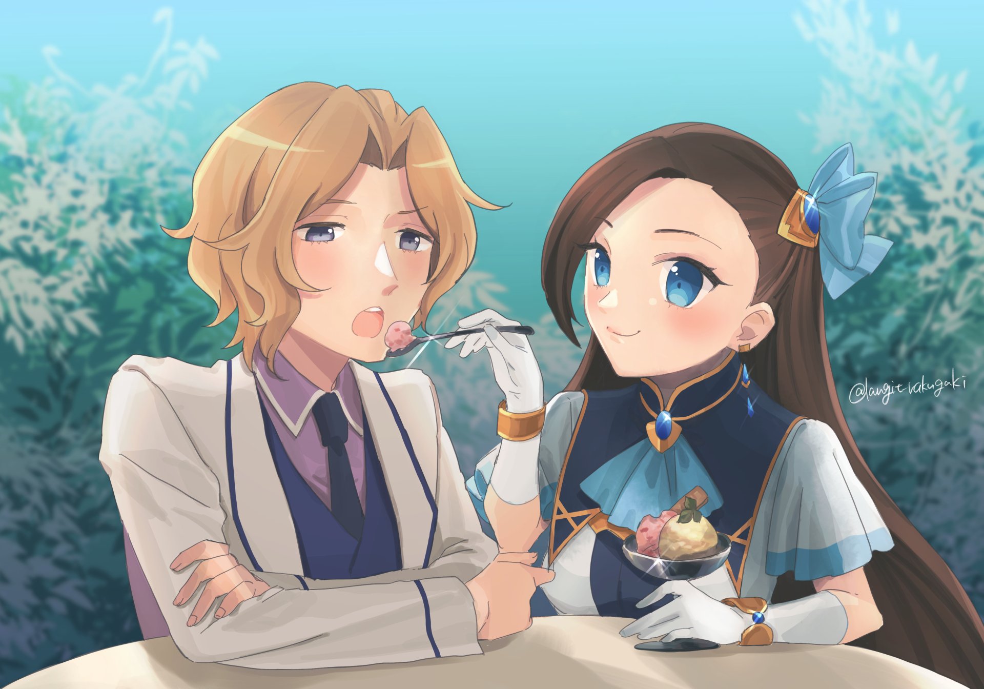 Download Couple Keith Claes Catarina Claes Anime My Next Life As A Villainess: All Routes Lead To Doom! Anime Couple 4k Ultra HD Wallpaper