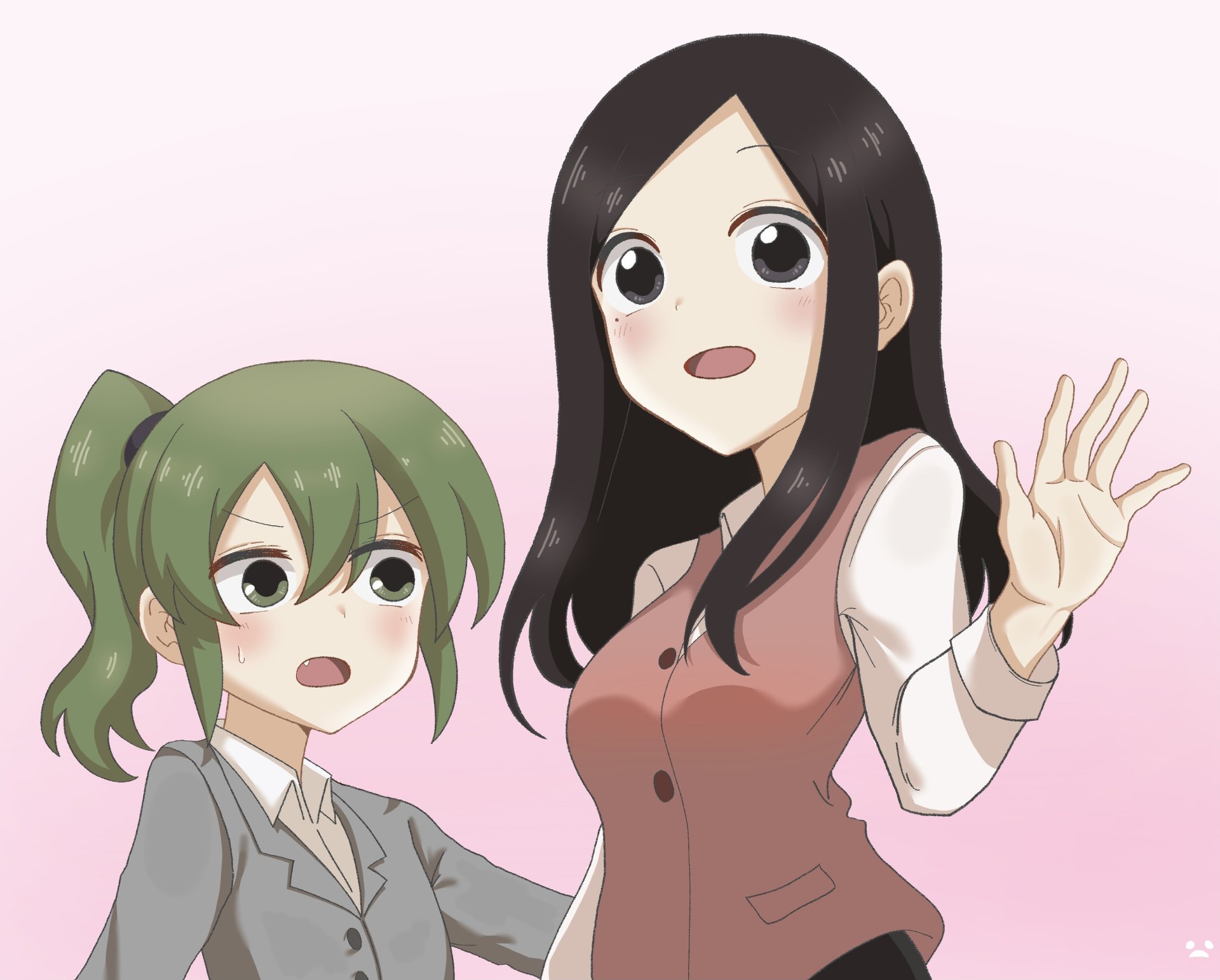 Download Touko Sakurai Futaba Igarashi Anime My Senpai Is Annoying HD Wallpaper