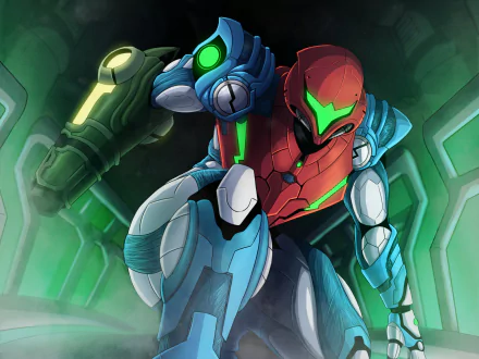 Samus Aran video game Metroid Dread HD Desktop Wallpaper | Background Image