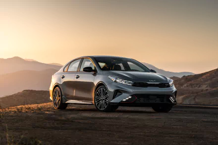 sedan vehicle Kia Forte GT HD Desktop Wallpaper | Background Image