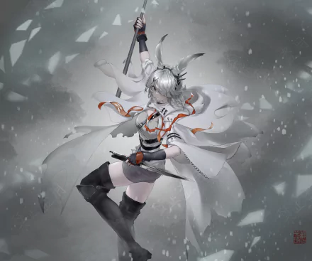 Frostnova (Arknights) video game Arknights HD Desktop Wallpaper | Background Image