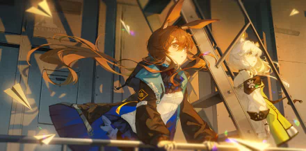 Amiya (Arknights) Kal'tsit (Arknights) video game Arknights HD Desktop Wallpaper | Background Image