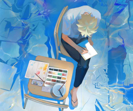 Yatora Yaguchi Anime Blue Period HD Desktop Wallpaper | Background Image