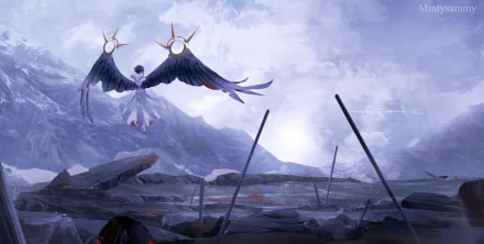 wings Venti (Genshin Impact) video game Genshin Impact HD Desktop Wallpaper | Background Image