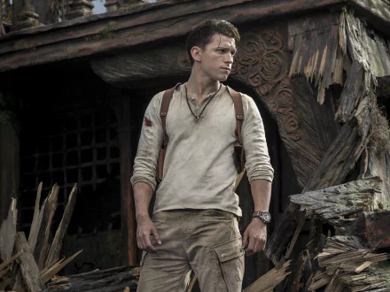 Nathan Drake Tom Holland movie Uncharted HD Desktop Wallpaper | Background Image