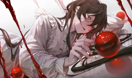 lying down Anime girl anime girl HD Desktop Wallpaper | Background Image