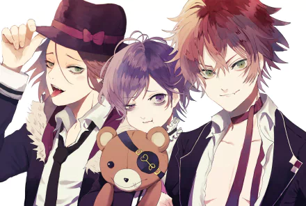 Laito Sakamaki Kanato Sakamaki Ayato Sakamaki Anime Diabolik Lovers HD Desktop Wallpaper | Background Image