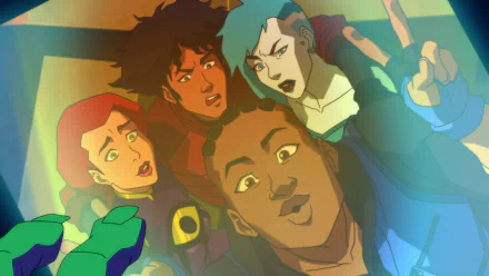 Livewire (DC Comics) Static (DC Comics) TV Show Young Justice HD Desktop Wallpaper | Background Image