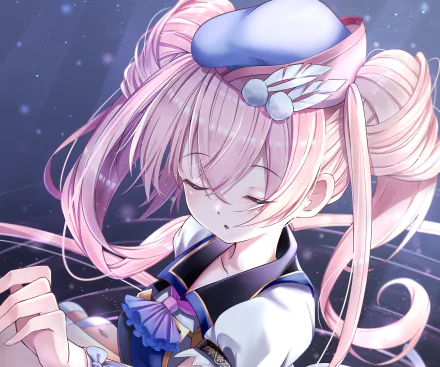 pink hair Tsumugi Mayumiya Anime Princess connect! Re:Dive HD Desktop Wallpaper | Background Image