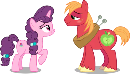 Big Macintosh Sugar Belle (My Little Pony) TV Show My Little Pony: Friendship Is Magic HD Desktop Wallpaper | Background Image