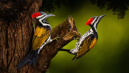 Animal woodpecker HD Desktop Wallpaper | Background Image