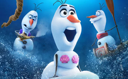 Olaf (Frozen) TV Show Olaf Presents HD Desktop Wallpaper | Background Image