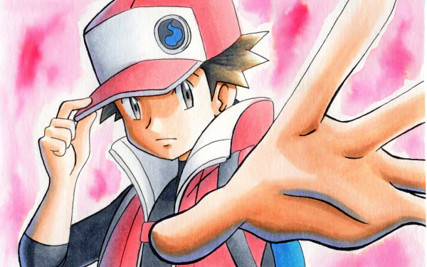 Red (Pokémon) video game Pokémon Masters EX HD Desktop Wallpaper | Background Image