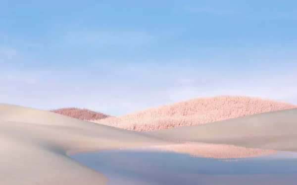 hill nature lake HD Desktop Wallpaper | Background Image