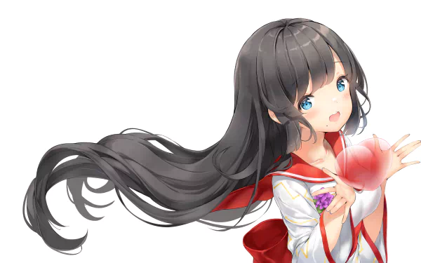 long hair Anime girl anime girl HD Desktop Wallpaper | Background Image