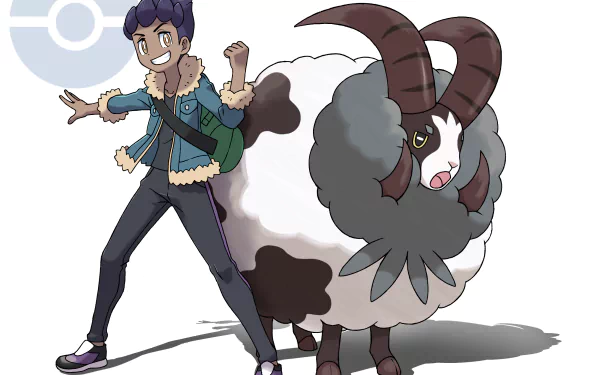 Dubwool (Pokémon) Hop (Pokémon) video game Pokémon: Sword and Shield HD Desktop Wallpaper | Background Image