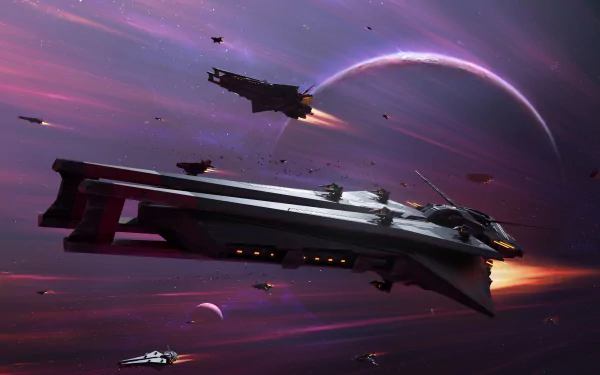 spaceship video game Star Conflict HD Desktop Wallpaper | Background Image