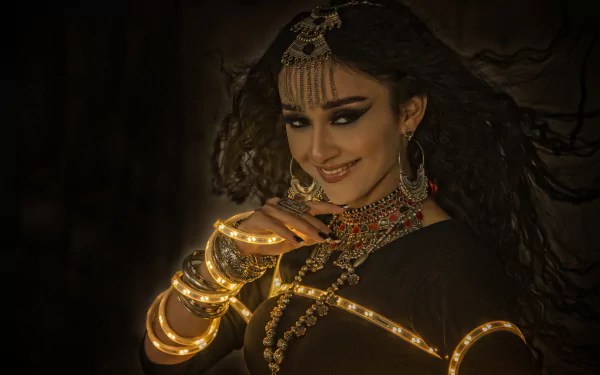 necklace jewelry woman model HD Desktop Wallpaper | Background Image