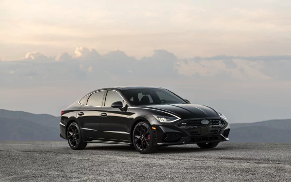 Hyundai Sonata vehicle Hyundai Sonata N Line HD Desktop Wallpaper | Background Image