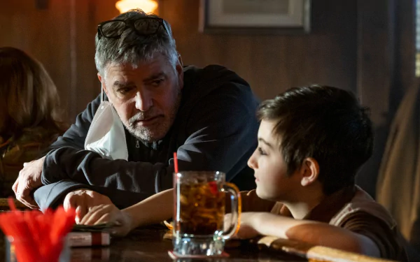 George Clooney movie The Tender Bar HD Desktop Wallpaper | Background Image