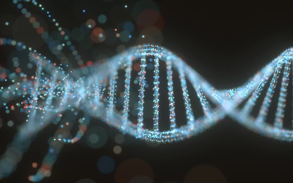 artistic DNA Structure HD Desktop Wallpaper | Background Image