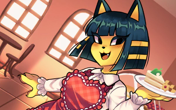 Ankha (Animal Crossing) video game Animal Crossing HD Desktop Wallpaper | Background Image