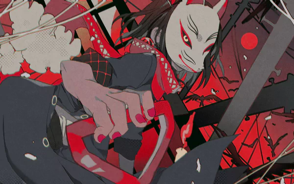 Mashiro (Virtual Youtuber) Nijisanji Anime crossover HD Desktop Wallpaper | Background Image