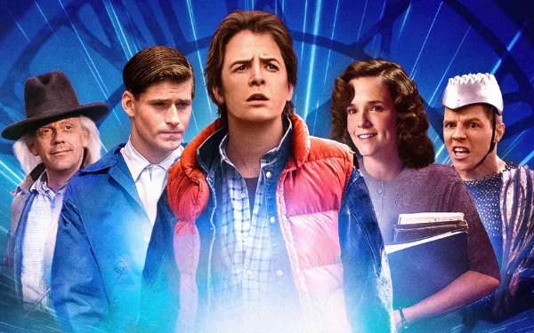 Michael J. Fox Marty McFly Dr. Emmett Brown Christopher Lloyd movie Back To The Future HD Desktop Wallpaper | Background Image
