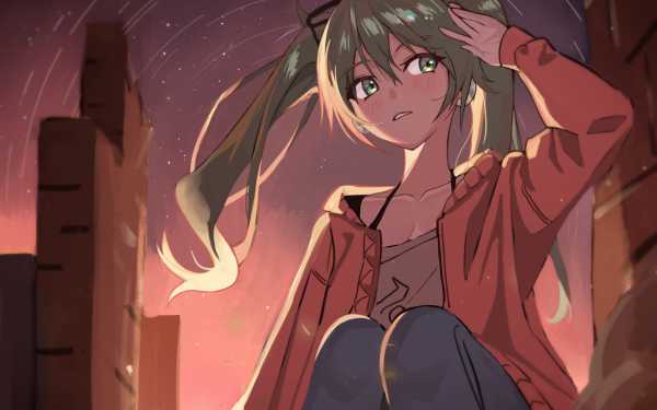 Anime Vocaloid Hatsune Miku HD Wallpaper | Background Image