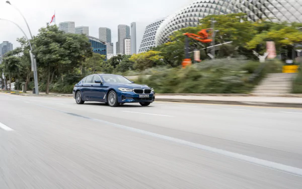 BMW 530e Luxury Line vehicle BMW 5 Series HD Desktop Wallpaper | Background Image