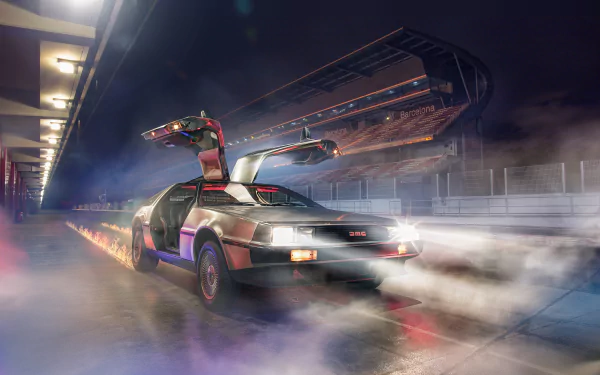 vehicle DeLorean DMC-12 HD Desktop Wallpaper | Background Image