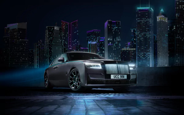 vehicle Rolls-Royce Black Badge Ghost HD Desktop Wallpaper | Background Image
