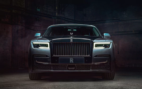 vehicle Rolls-Royce Black Badge Ghost HD Desktop Wallpaper | Background Image
